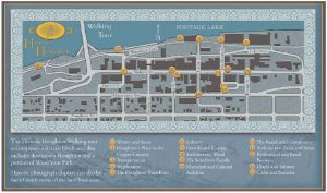 Houghton Michigan Walking Tour Map