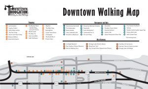 Houghton Michigan Walking Tour Map